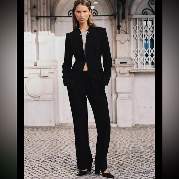 Zara Jackets & Blazers - Zara inverted lapel blazer